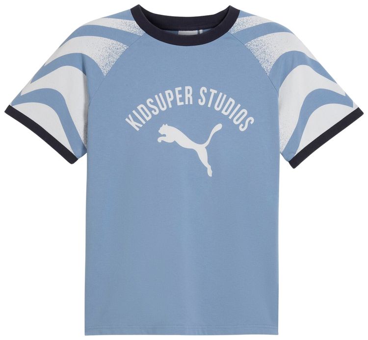 

Футболка Puma x KidSuper Ringer Tee 'Blue', синий