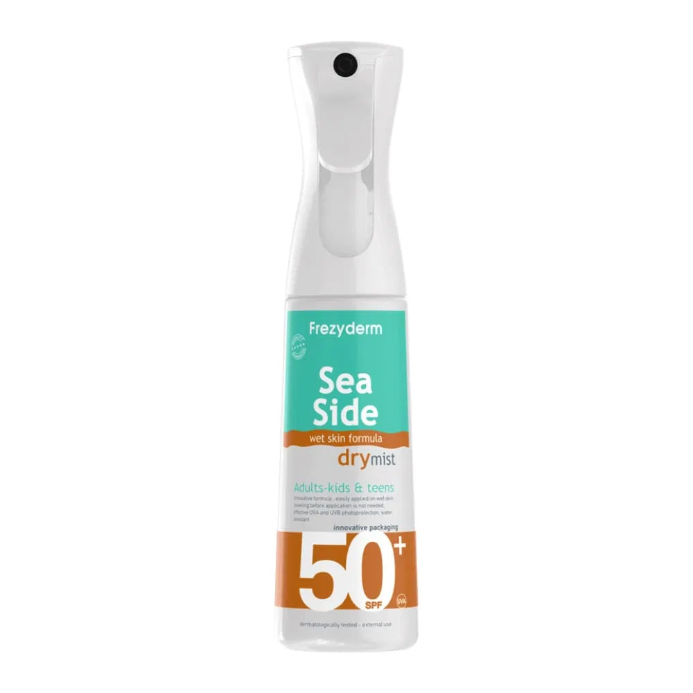 Сухой солнцезащитный спрей «Sea Side Dry Mist» SPF 50+ от FREZYDERM Frezyderm