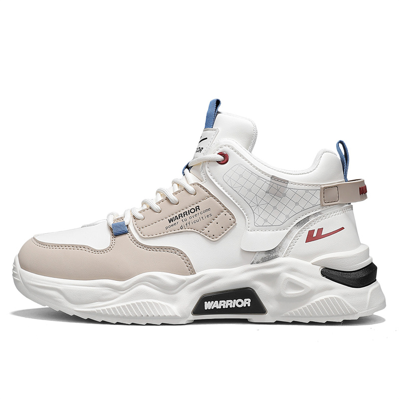 

WARRIOR Кеды Casual высокие мужские светлый хаки