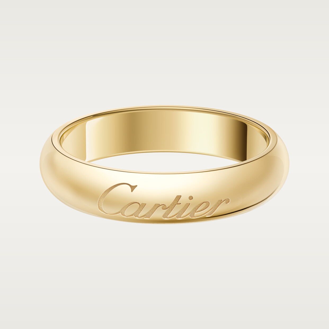 

Обручальное кольцо Cartier Alliance C de Cartier, ширина 4 мм, желтое золото