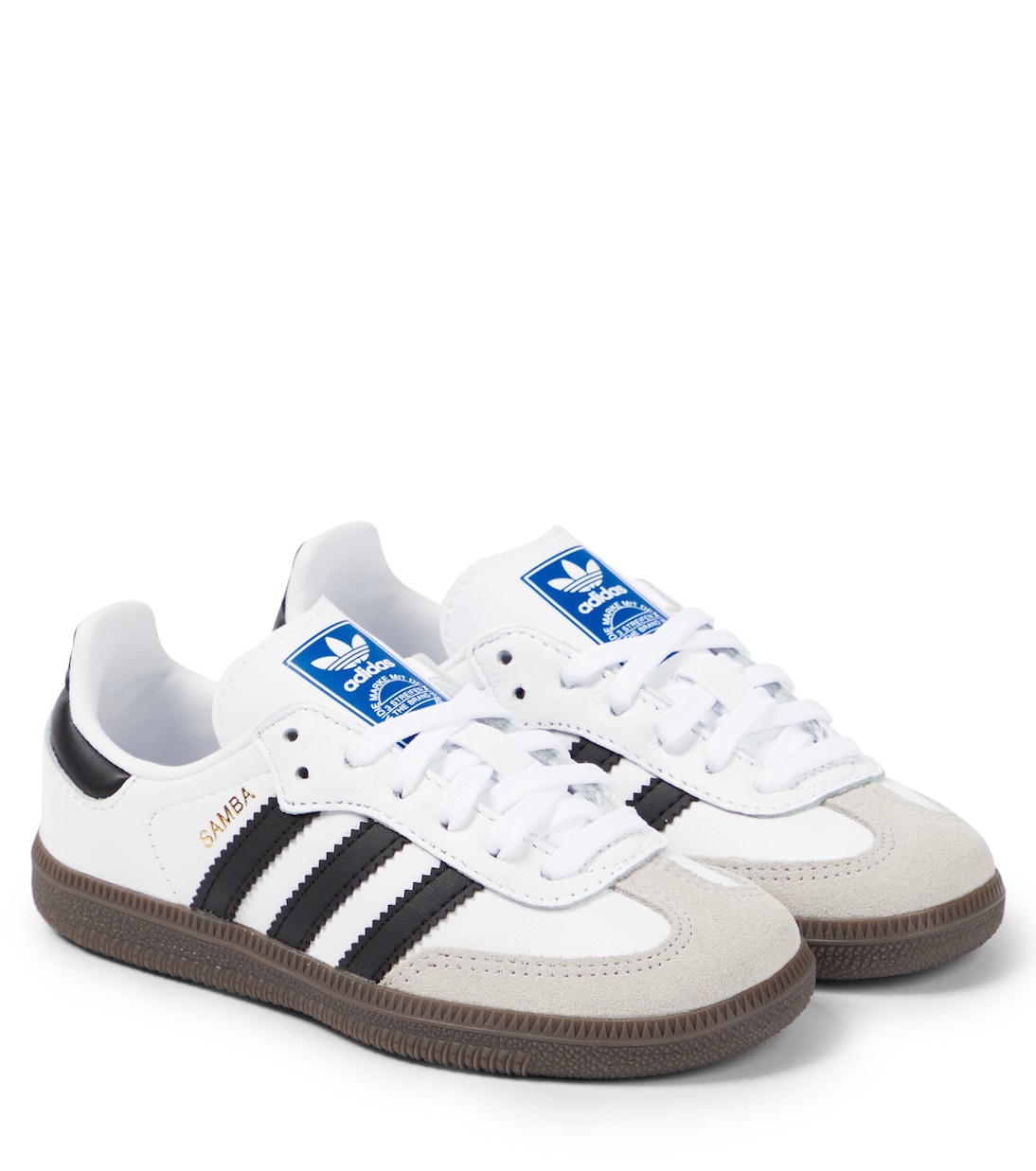 

Кожаные кроссовки Samba OG Adidas Originals Kids, Ftwr White