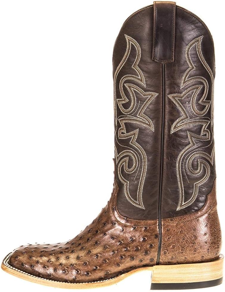 Мужская футболка Horse Power Top Hand Kango Tobac Full Quill Ostrich 13 шоколадного цвета — фото 3