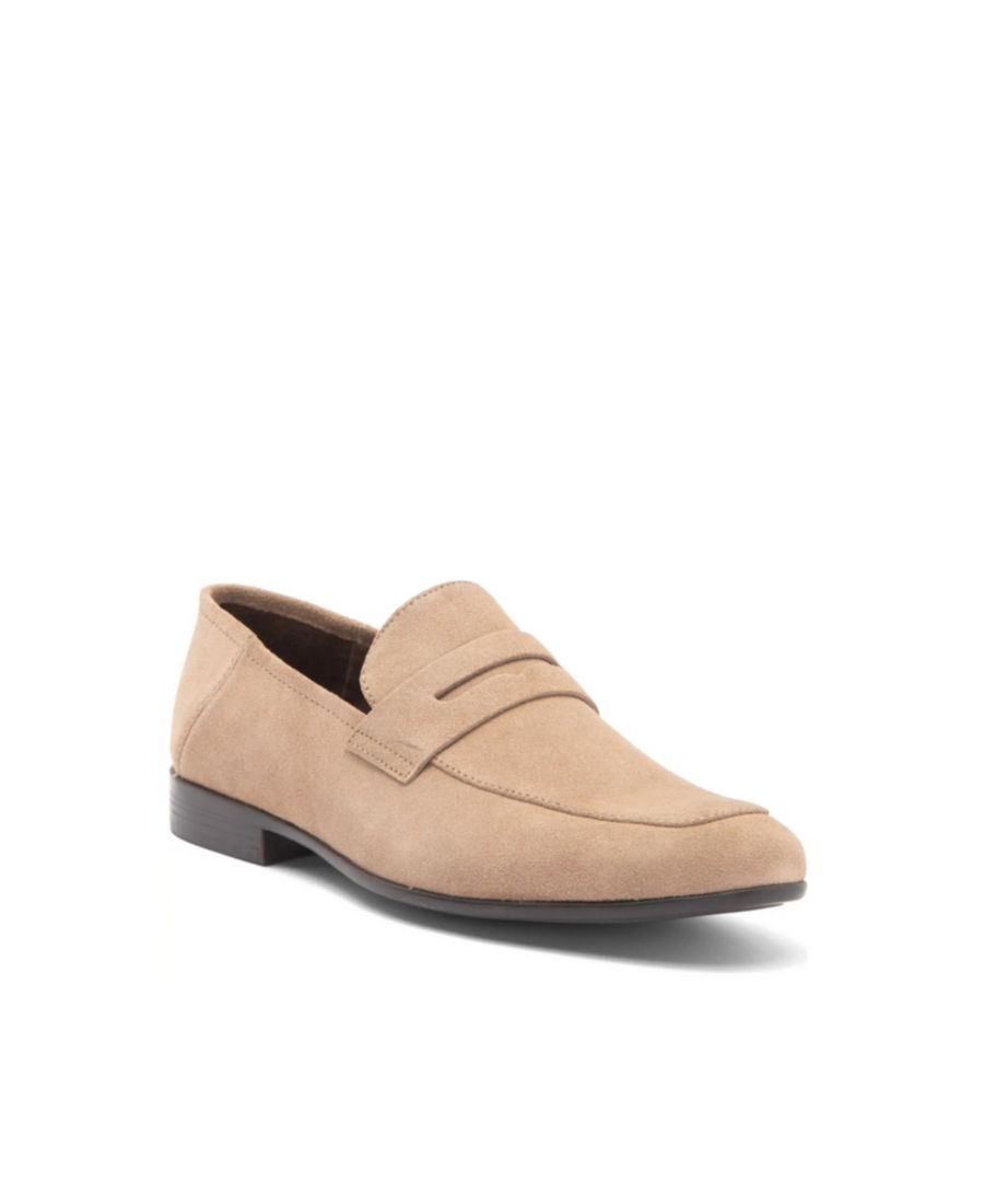

Мужские кожаные туфли-лоферы Sawyer Dress Casual Slip-on Penny Loafer Blake McKay, Sand suede