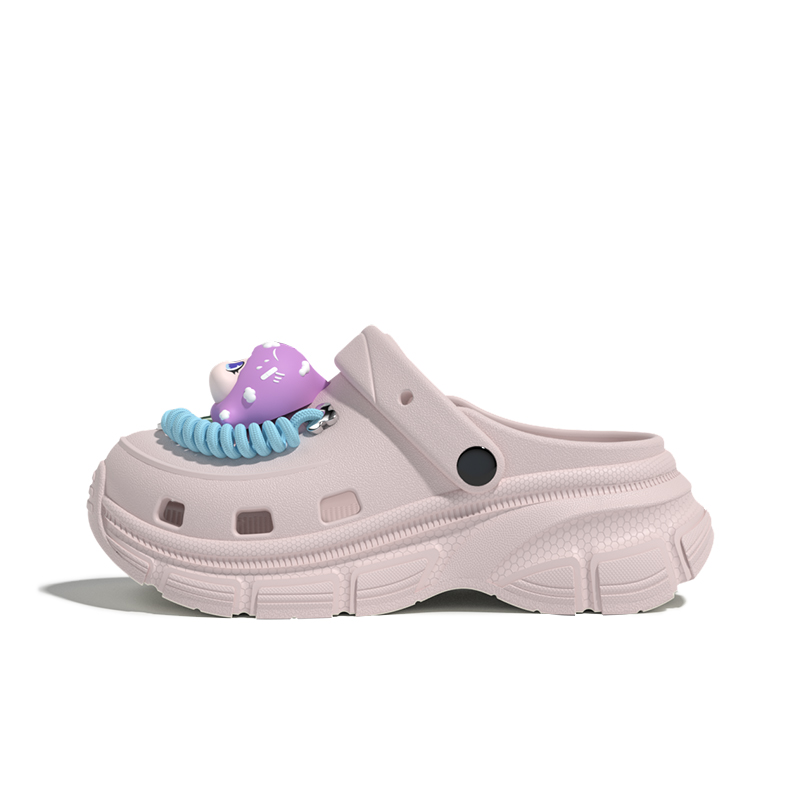 CHEDOIR Платформенные клоги женские розовые, цвет Pink