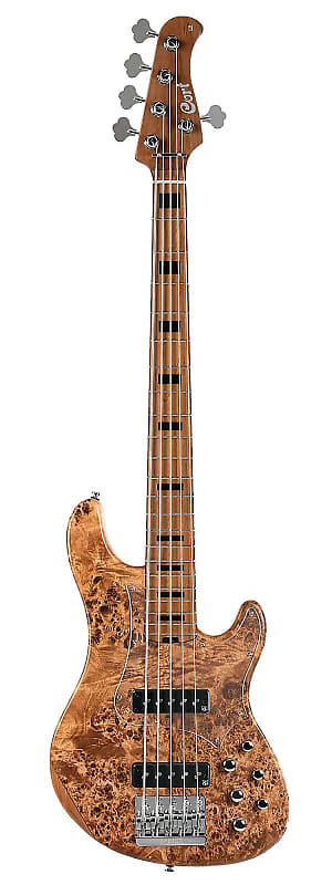 

Басс гитара Cort GBMODERN5OPVN Modern 5 Poplar Burl Top Roasted Maple Neck 5-String Electric Bass Guitar w/Case