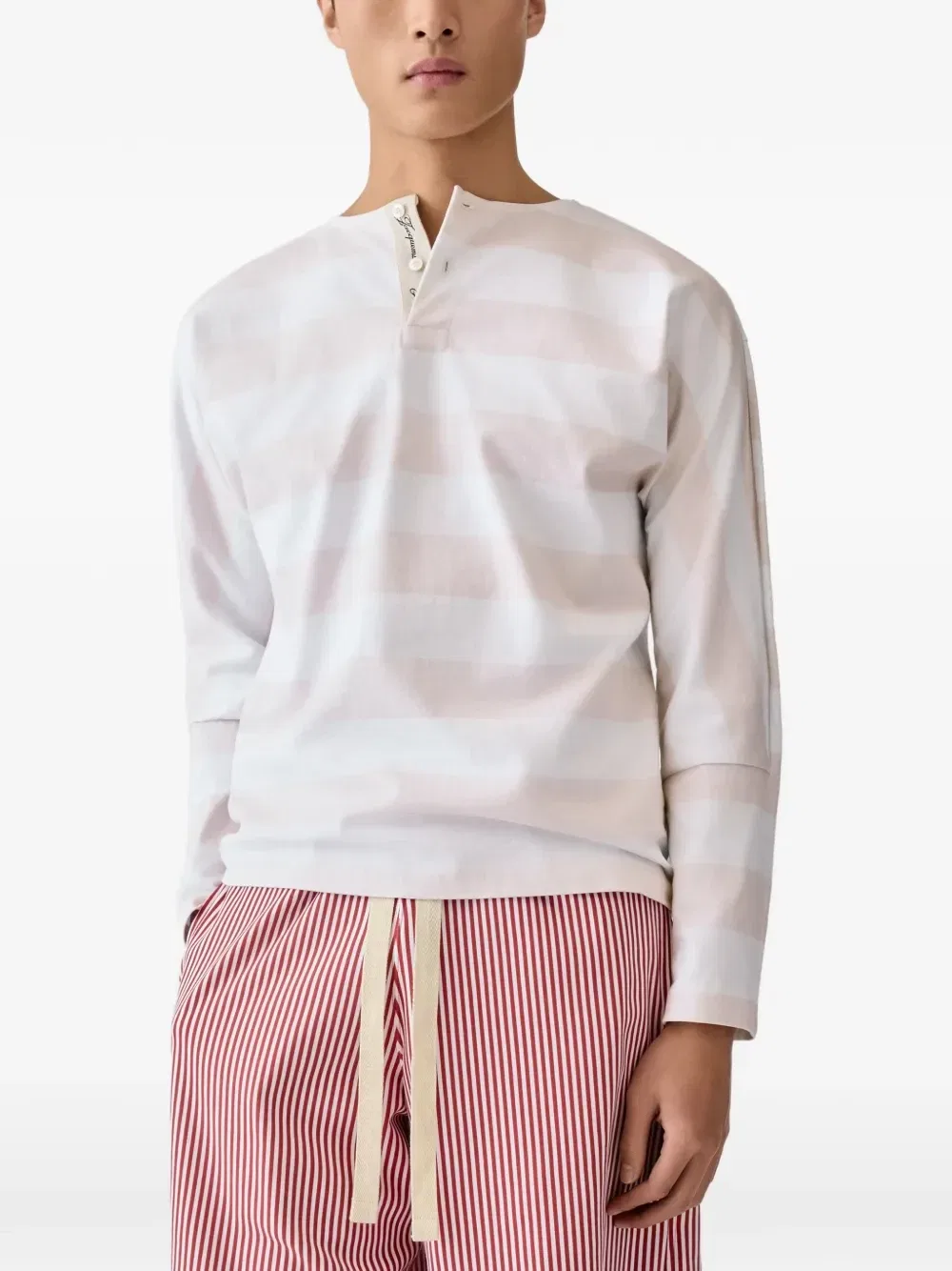 Футболка Mariniere с длинными рукавами Jacquemus, белый — фото 3