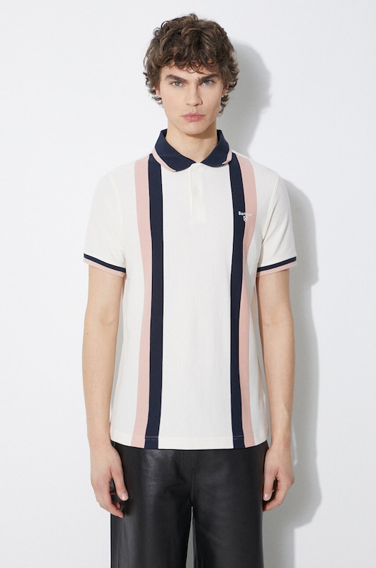 

Хлопковая поло Howdon Barbour, бежевый