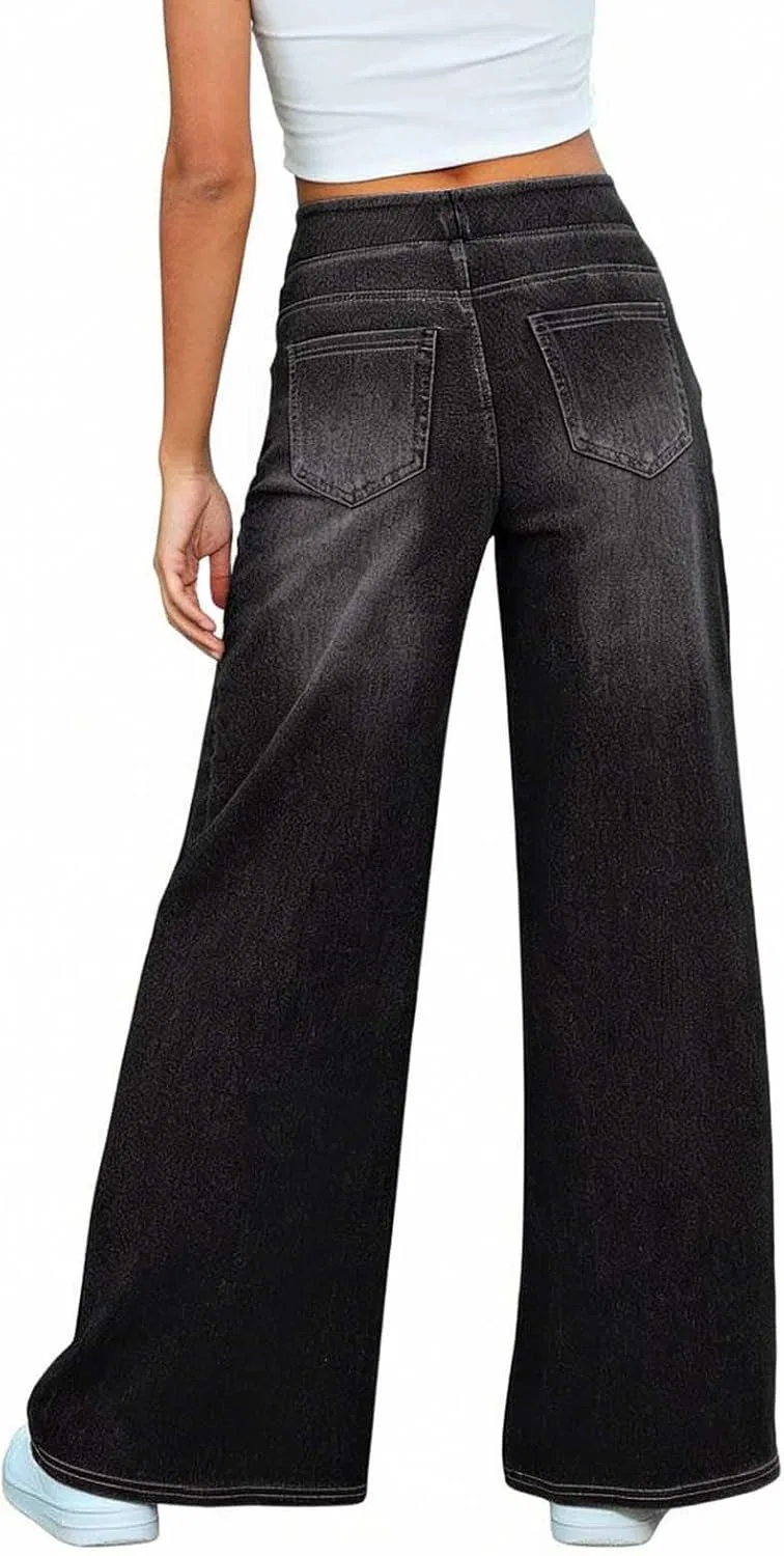 Джинсы повседневные Women's Casual Jeans, Black — фото 2