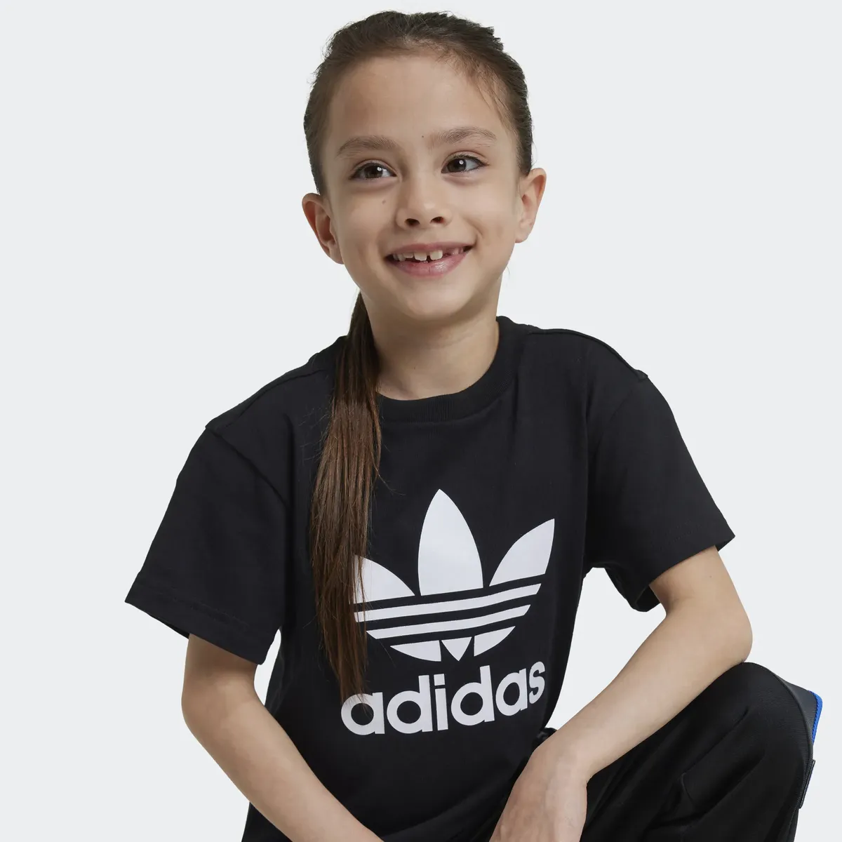 Футболка Adidas Originals "TREFOIL TEE", черный — фото 3