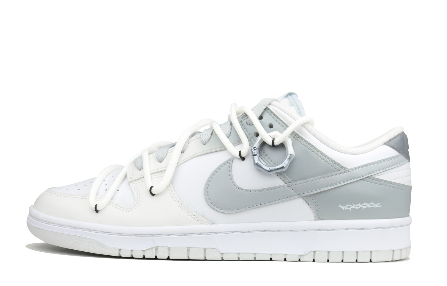 

Кроссовки Nike Dunk Skateboarding Shoes Men Low-top Beige/grey/white, оранжевый