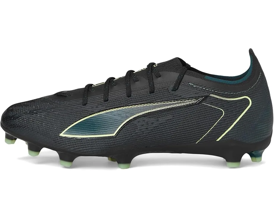 Кроссовки PUMA Ultra 6 Pro Firm, Artificial Ground Soccer Cleats, Black/Fizzy Light/Green Terrain — фото 4