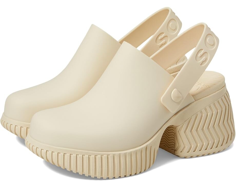

Туфли SOREL ONA Streetworks Heel Clog, цвет Honey White/Sea Salt