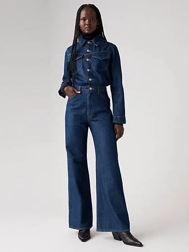 

Вестерн комбинезон Levi's, цвет Let's Get Lost Again - Dark Wash
