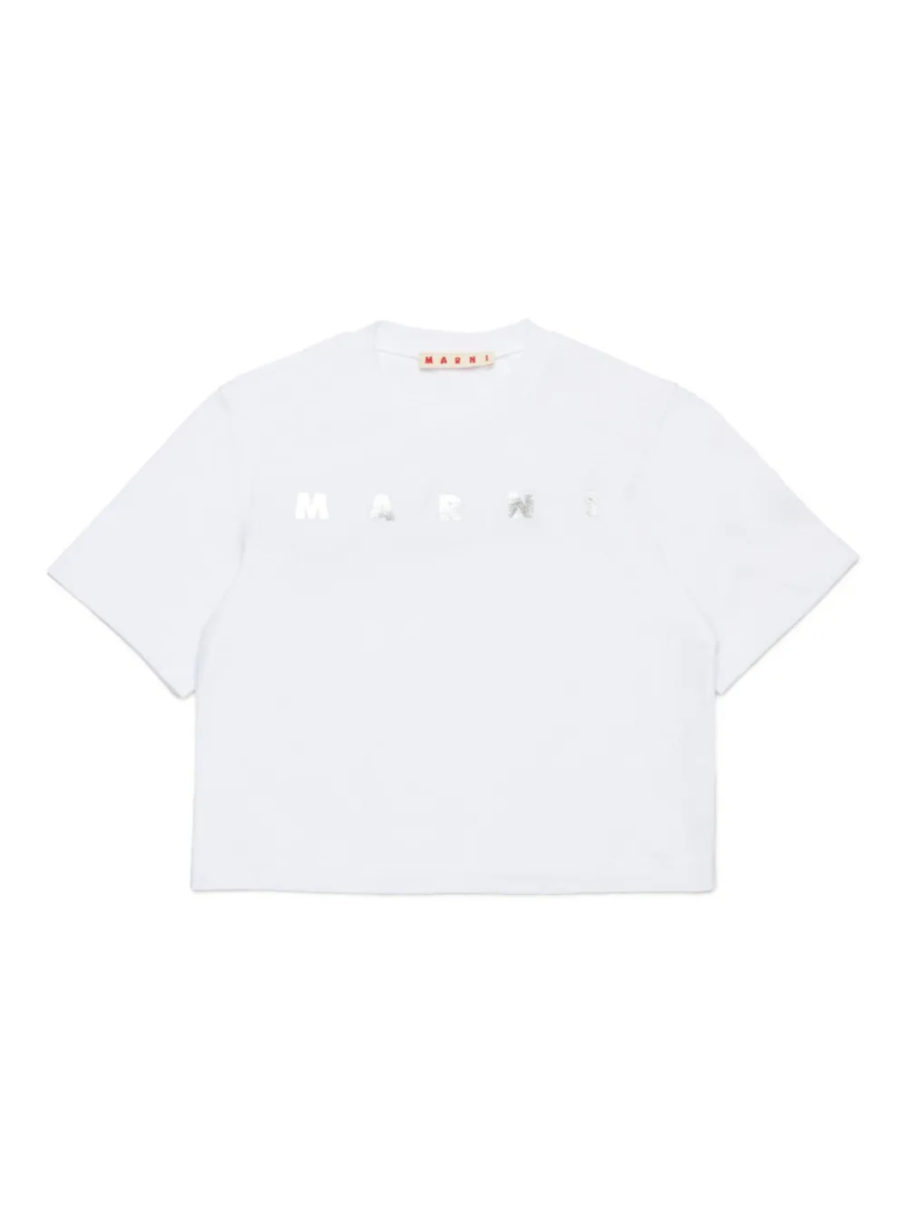 

Marni Kids футболка с логотипом, белый