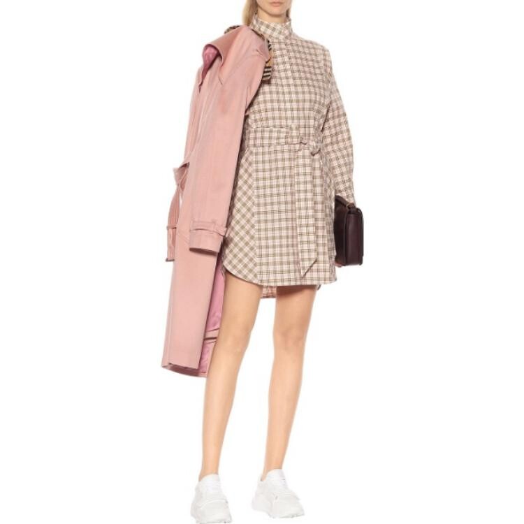 Платье женское Burberry с длинными рукавами, кофейное — фото 2