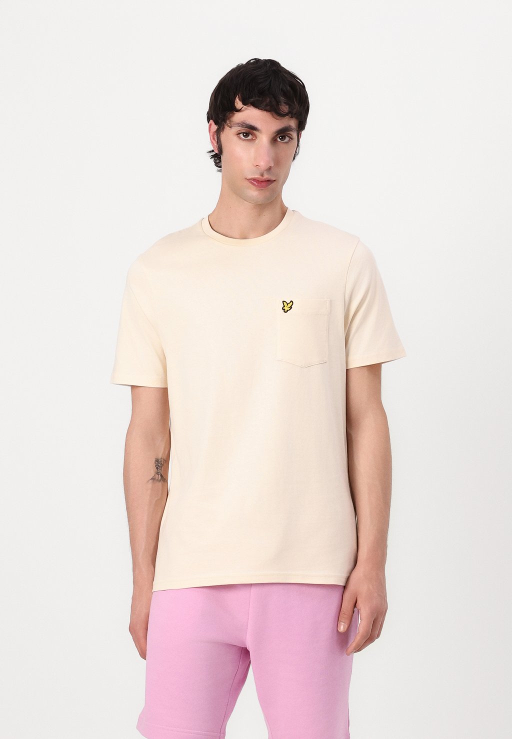 

Базовая футболка POCKET Lyle & Scott, бежевый