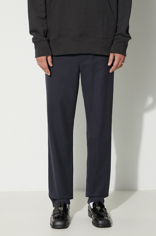 

Брюки из хлопка с добавлением шерсти Ezra Relaxed Cotton Wool Twill Trouser Norse Projects, темно-синий