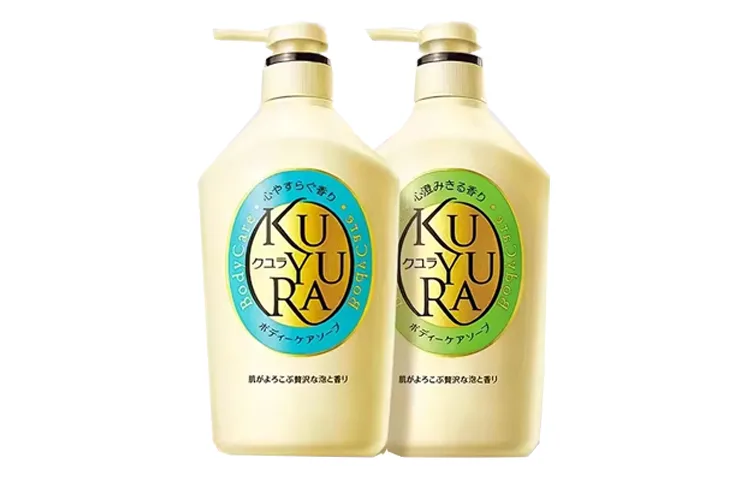 Набор для ухода за кожей KEYOURAN Beauty Skin Shower Gel с успокаивающим и ароматическим эффектом, 2 флакона KUYURA, Tranquility Refreshing Scent 550ml+Weeping Willow 550ml