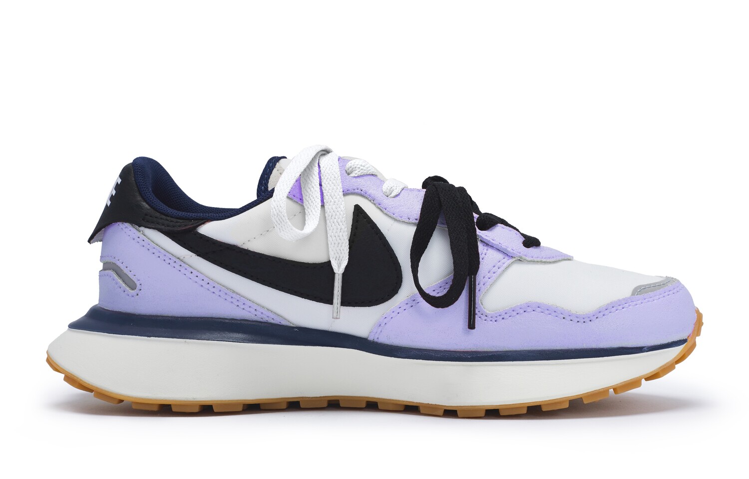 Кроссовки женские Phoenix Waffle Running Shoes Low-top Фиолетовый/белый/черный Nike — фото 3