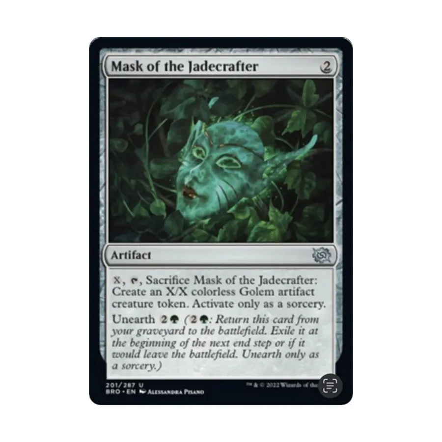 

CCG Маска Мастера Нефрита (U), MTG - The Brothers War