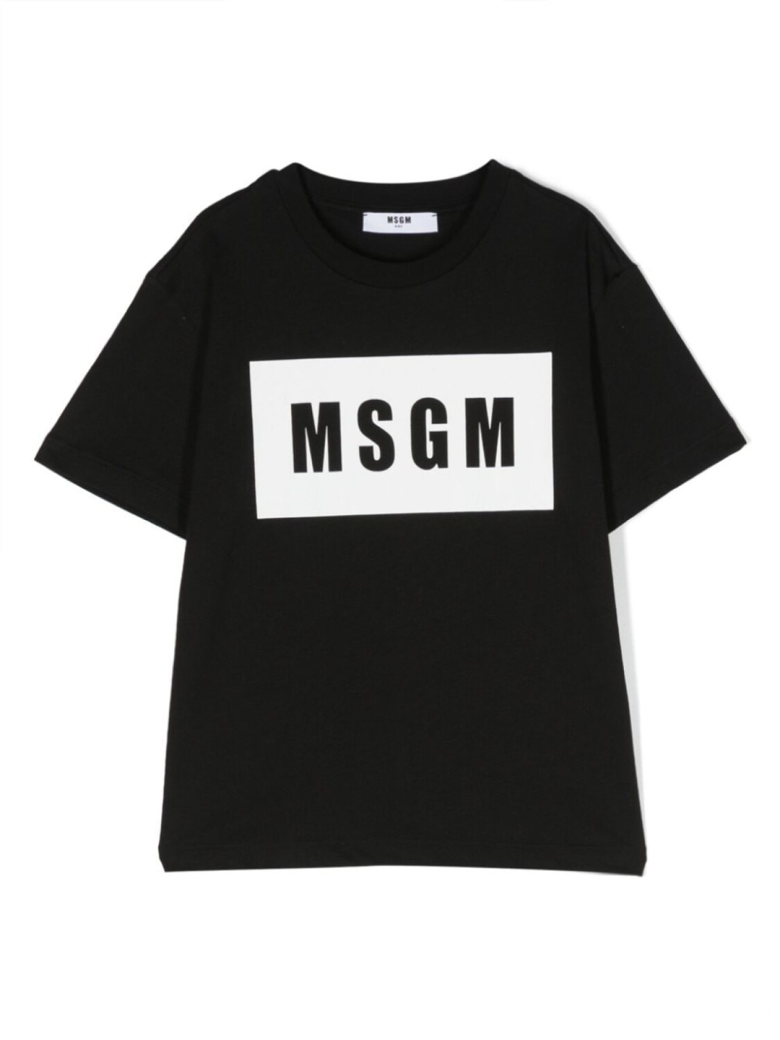 

MSGM Kids футболка с логотипом, черный