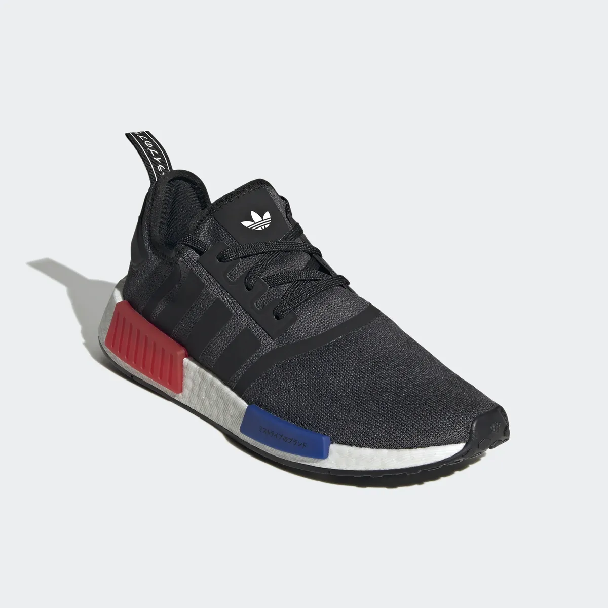 

Кроссовки Adidas Originals "NMD_R1", цвет Core Black / Semi Lucid Blue / Glory Red