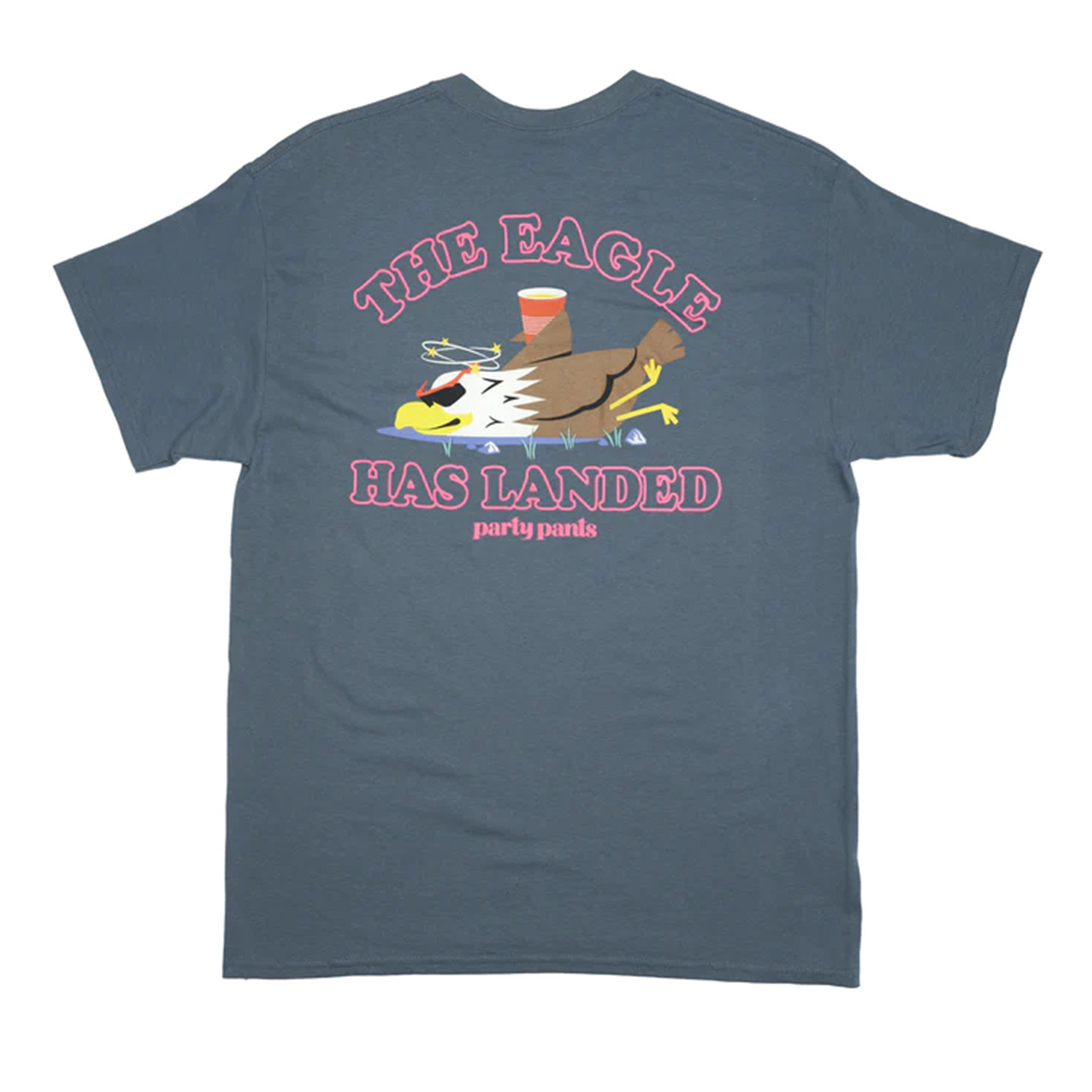

Мужская футболка с коротким рукавом "Орел приземлился" Party Pants, Indigo, Фиолетовый, Мужская футболка с коротким рукавом "Орел приземлился" Party Pants, Indigo