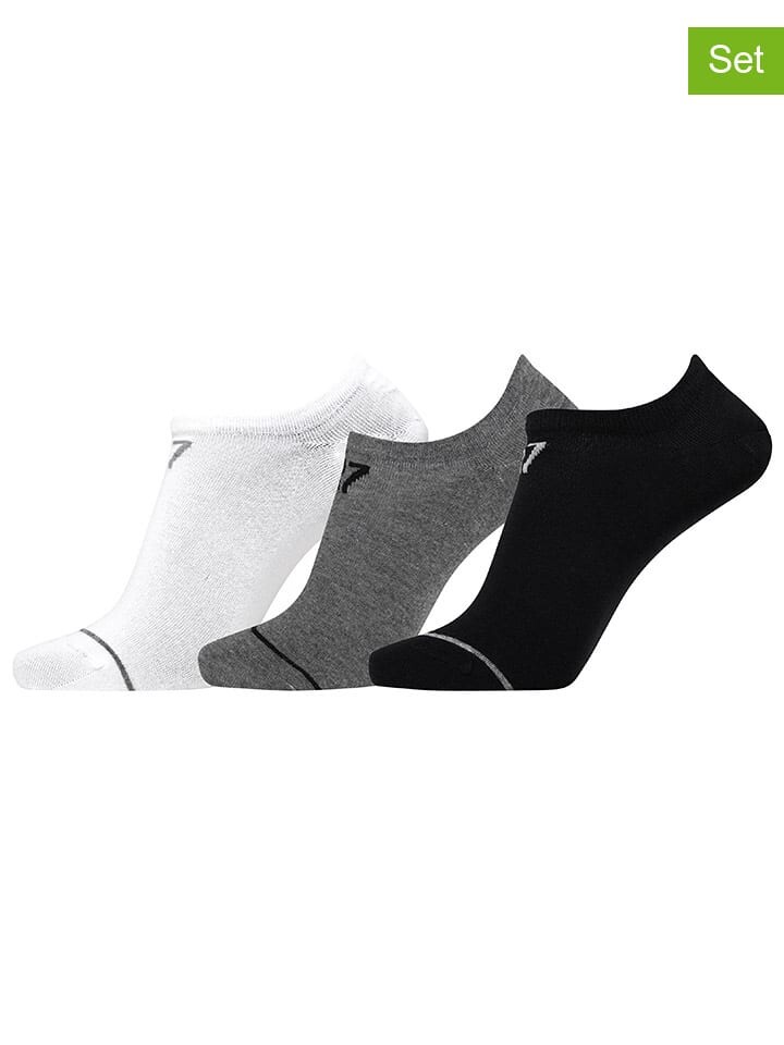

Носки CR7 3er-Set: Füßlinge, цвет Schwarz/Grau/Weiß