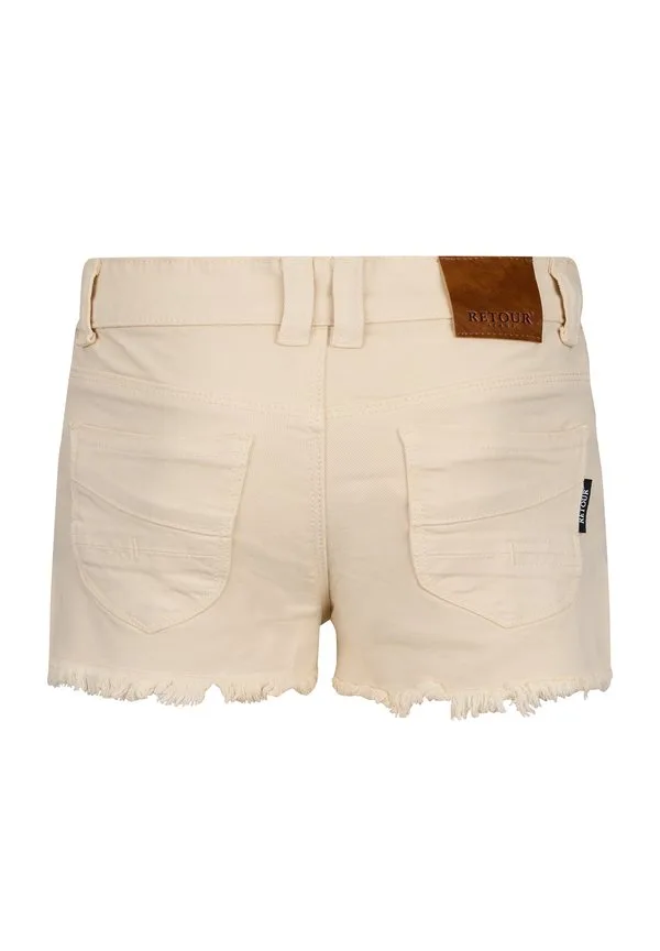 Джинсовые шорты retour sevran off белые джинсовые шорты Retour Jeans, Latte — фото 2