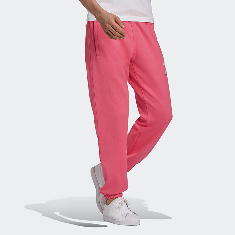 Трикотажные спортивные штаны мужские полулюминесцентные Adidas Originals, цвет Semi-phosphor — фото 4