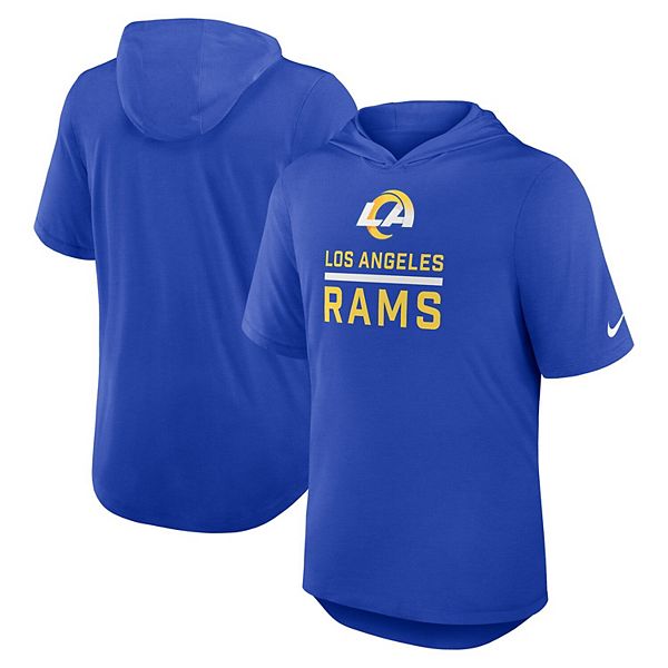 Мужская толстовка royal los angeles rams lockup tri-blend Nike