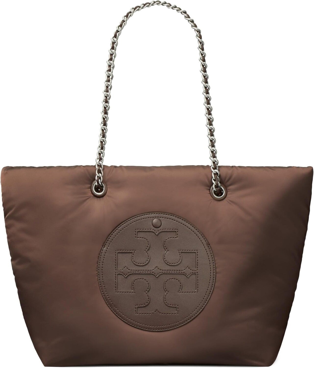 

объемная сумка-тоут Ella с цепочкой Tory Burch, цвет Tempranillo