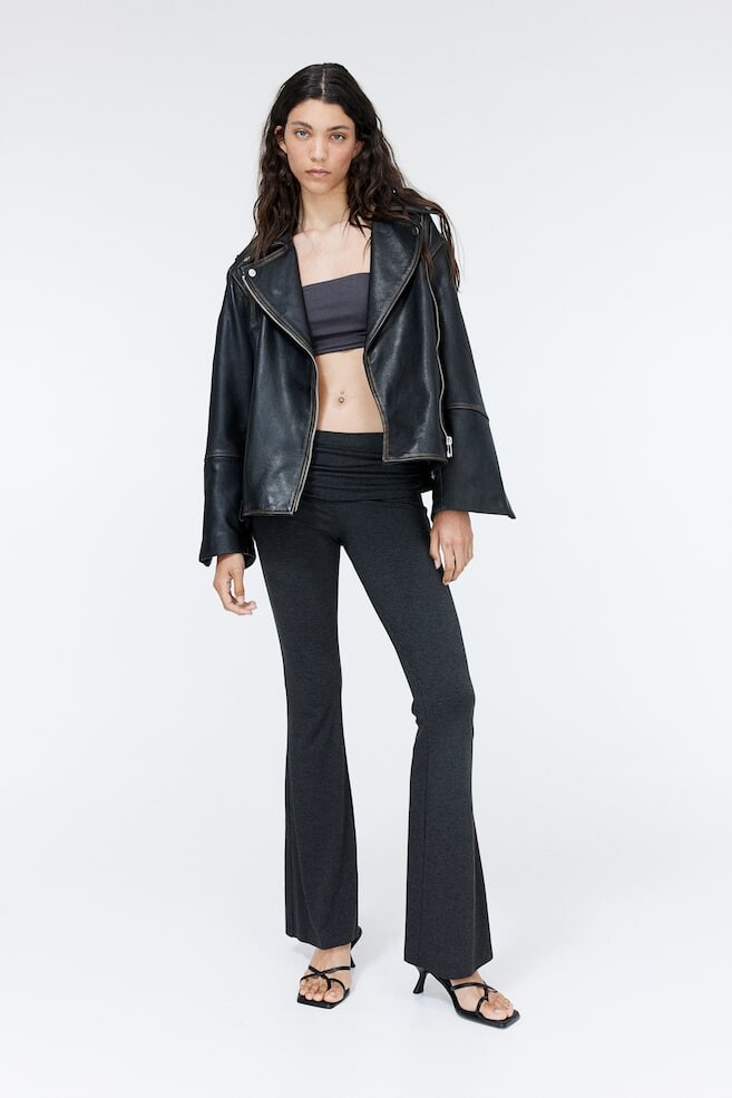 

Брюки для йоги с рюшами H&M, серый