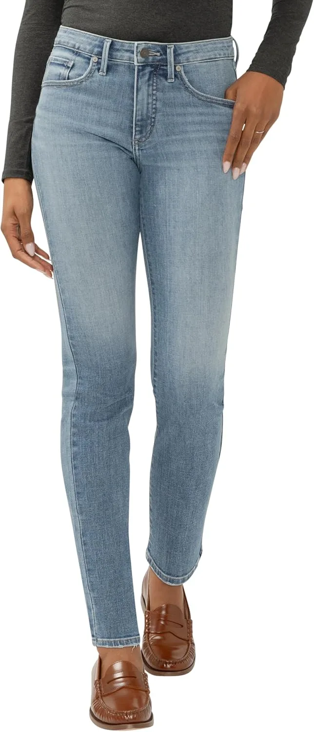 

Silver Jeans Co. Женские джинсы Isbister с высокой посадкой и прямыми штанинами