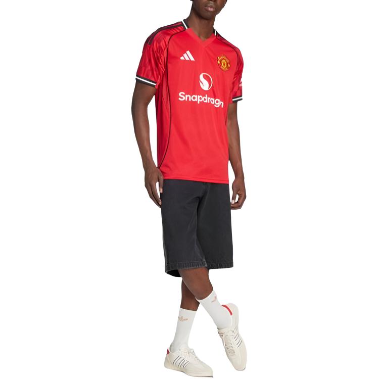 Футболка Manchester United 25/26 Home с доставкой для участников AdiClub Adidas, красный — фото 3