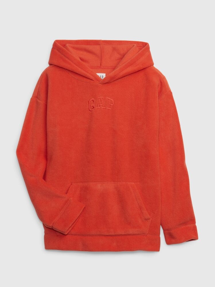 

Детская толстовка из профлиса Gap, красный
