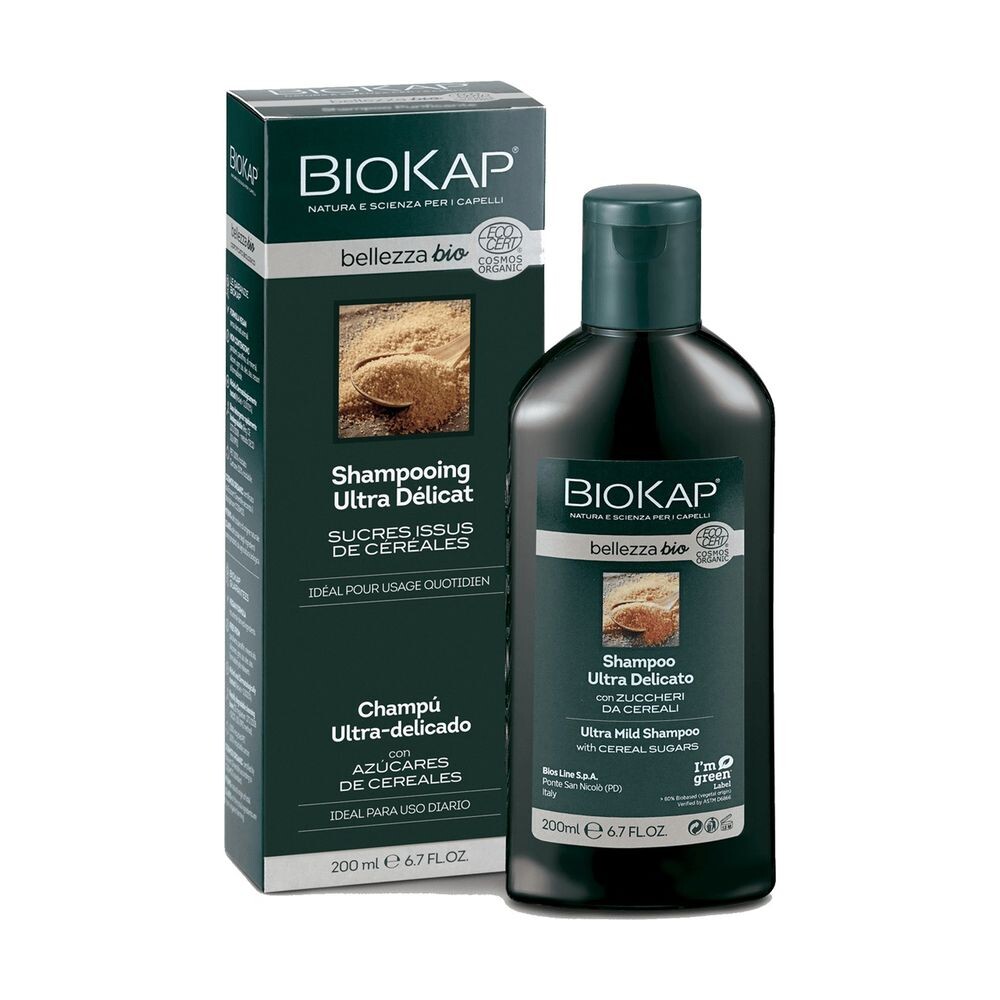

Увлажняющий шампунь Bellezza Champú Ultra Delicado Bio Biokap, 200 мл