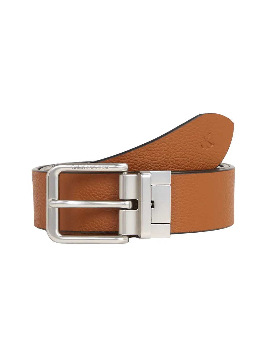 

Двусторонний ремень Calvin Klein Jeans "CLASSIC R LTHR BELT REV/ADJ 35MM", черный