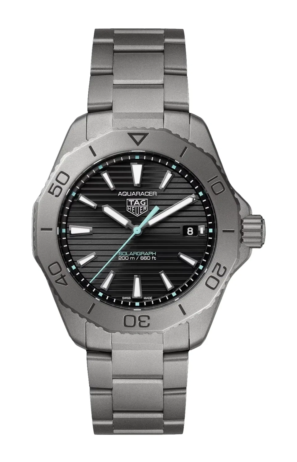 TAG HEUER AQUARACER PROFESSIONAL 200 SOLARGRAPH - WBP1180.BF0000, серебряный