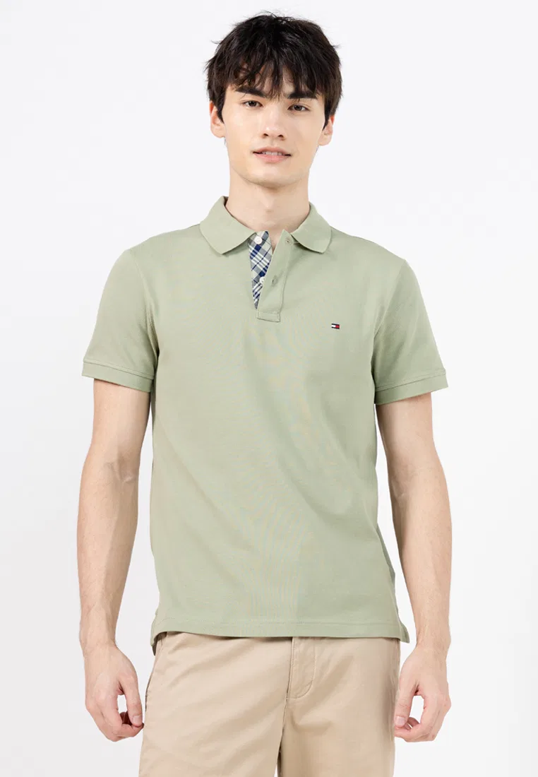 Поло Regular, с пледовым воротником, Th Mainline Tommy Hilfiger