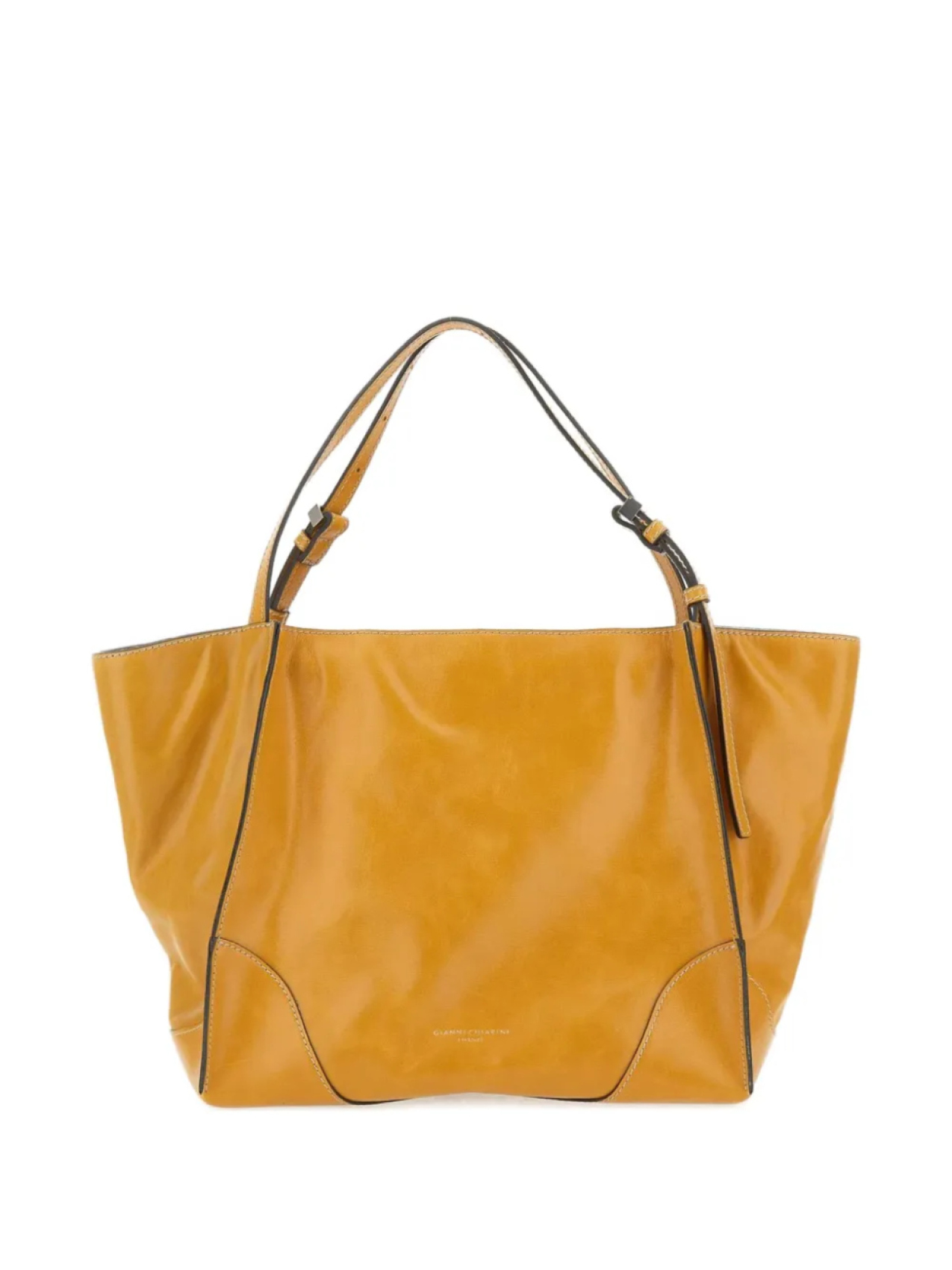 

Кожаная сумка-тоут GIANNI CHIARINI, желтый