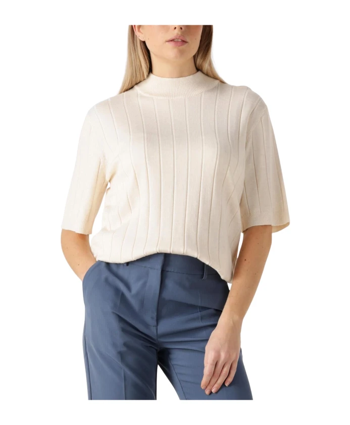 

Элегантный вязаный топ для женщин Bruuns Bazaar, бежевый