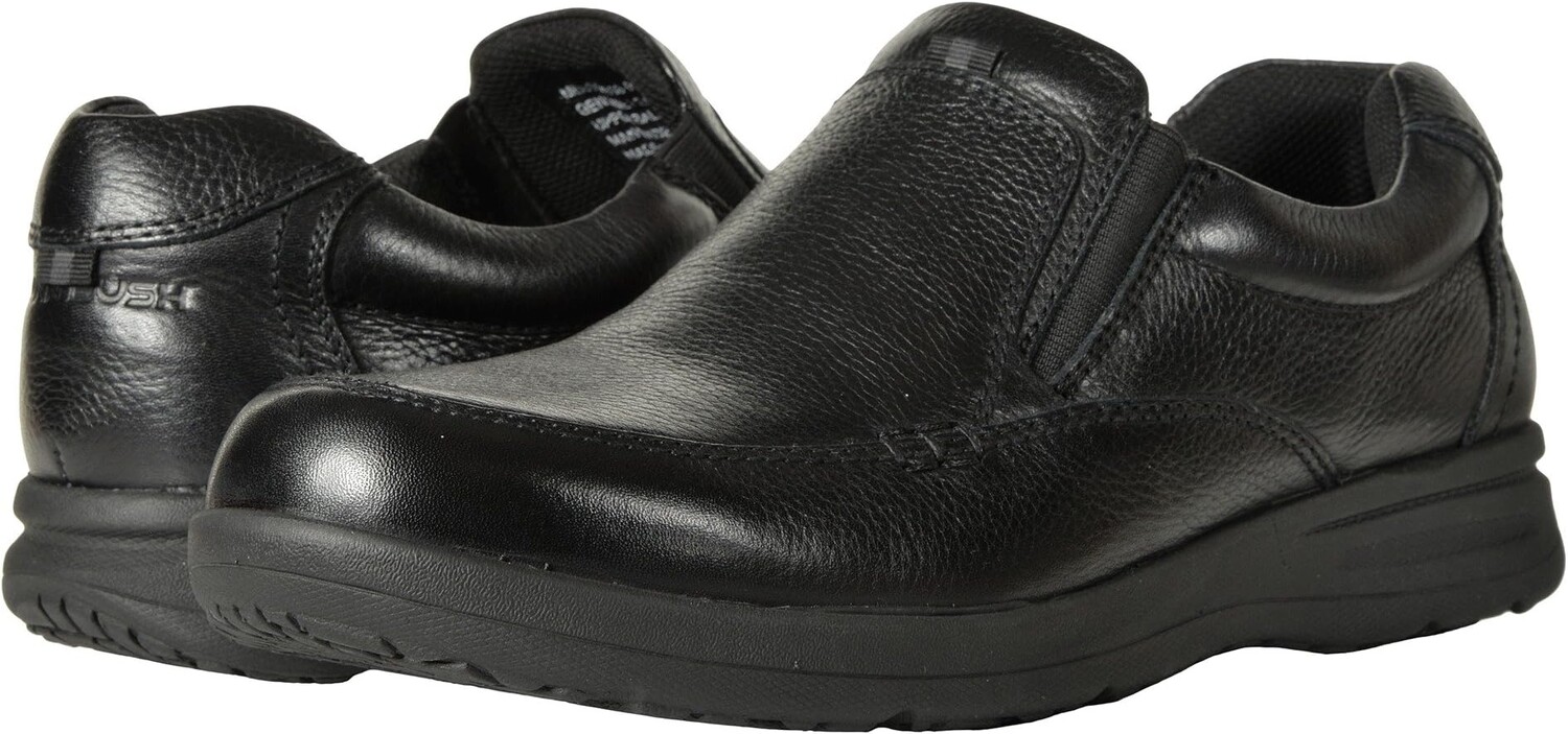 

Лоферы Cam Moc Toe Slip-On Nunn Bush, цвет Black Tumbled Leather