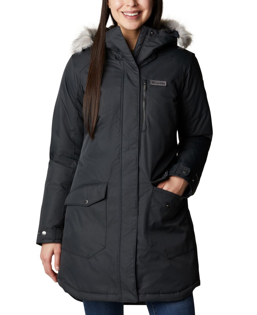 

Женская длинная утепленная куртка Suttle Mountain, размеры XS-3X Columbia, Black
