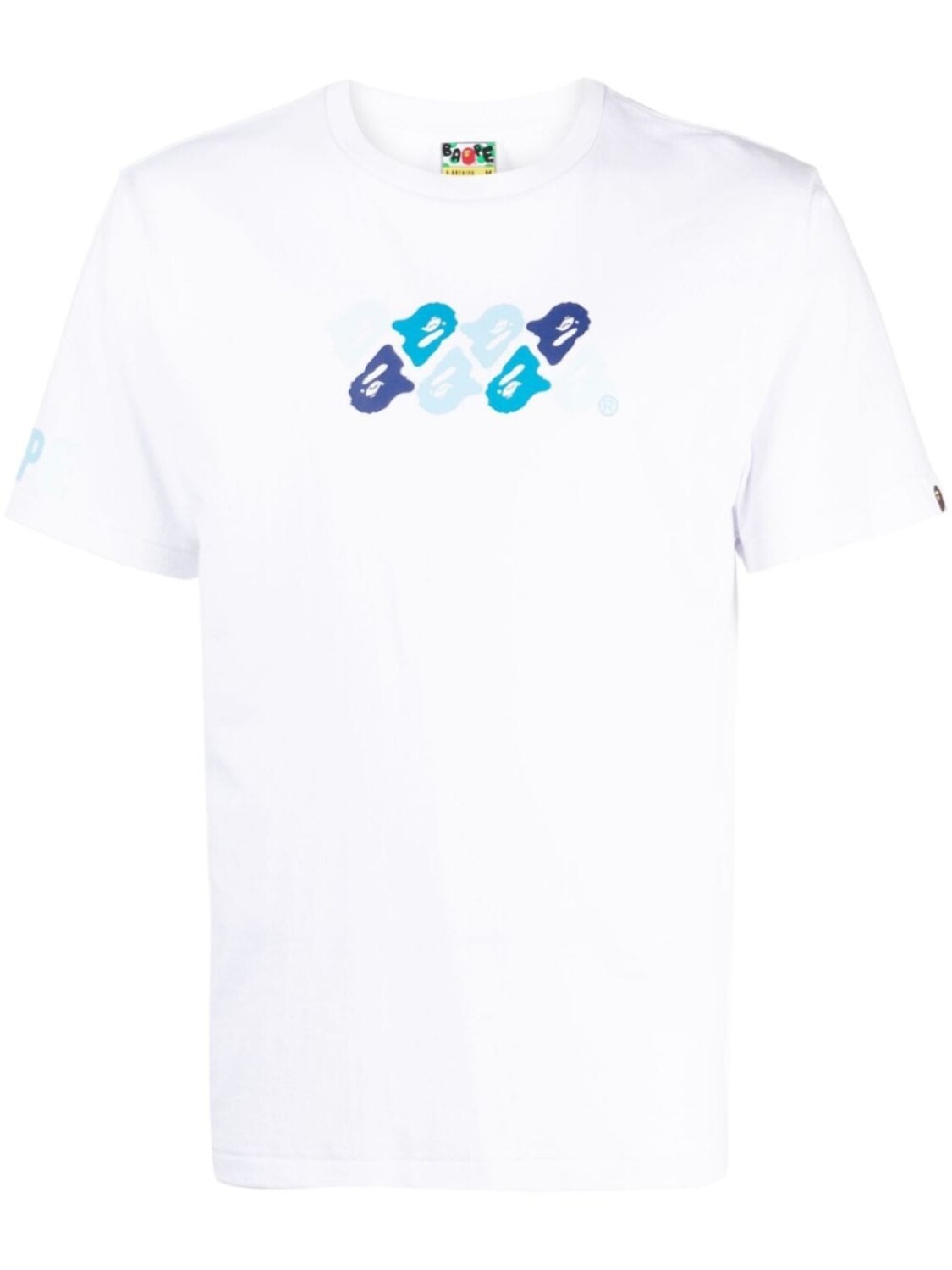 

Футболка ABC с камуфляжным принтом A BATHING APE, белый