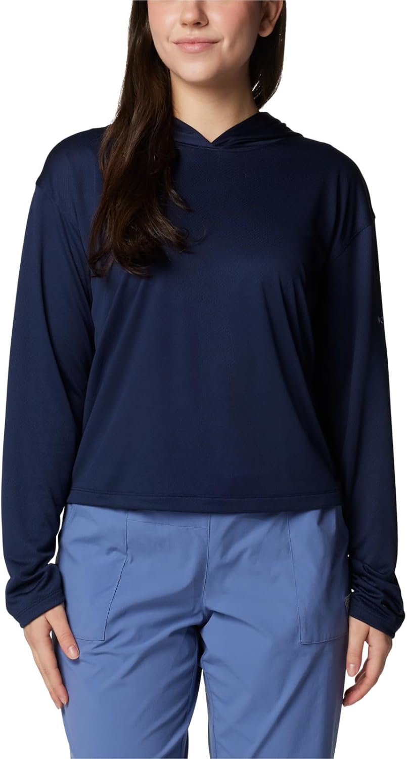 

Columbia женская толстовка с капюшоном Pfg Solar Stream, Collegiate Navy