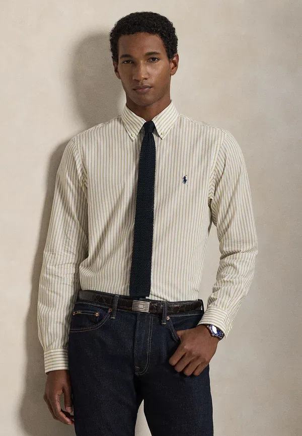 Рубашка Polo Ralph Lauren, модель 3249g, белый прибрежный бежевый