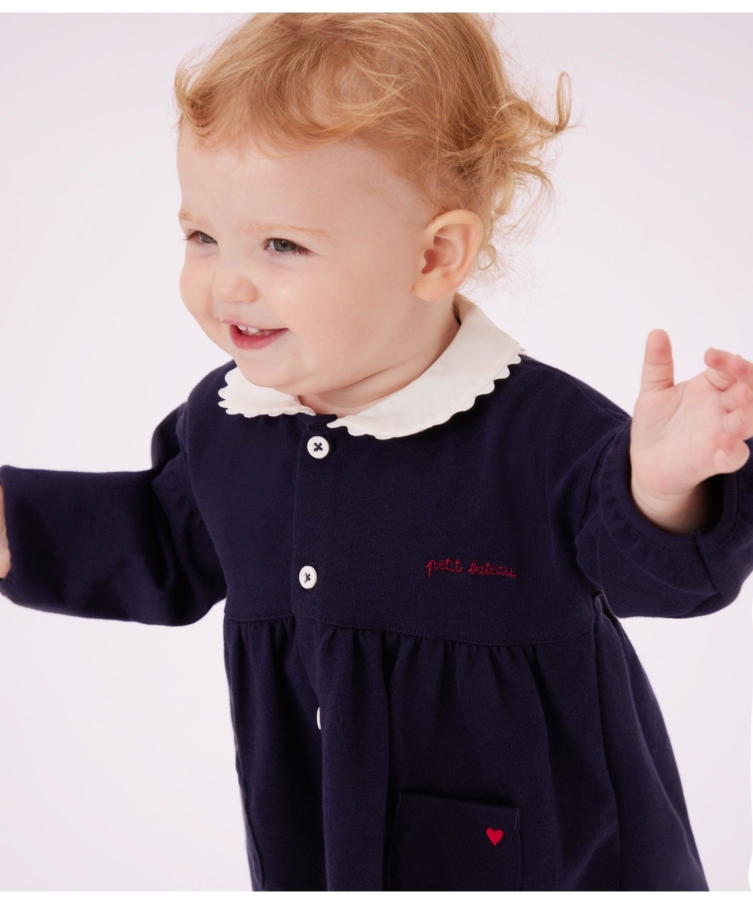 Платье один кусочек Petit Bateau, blue — фото 3