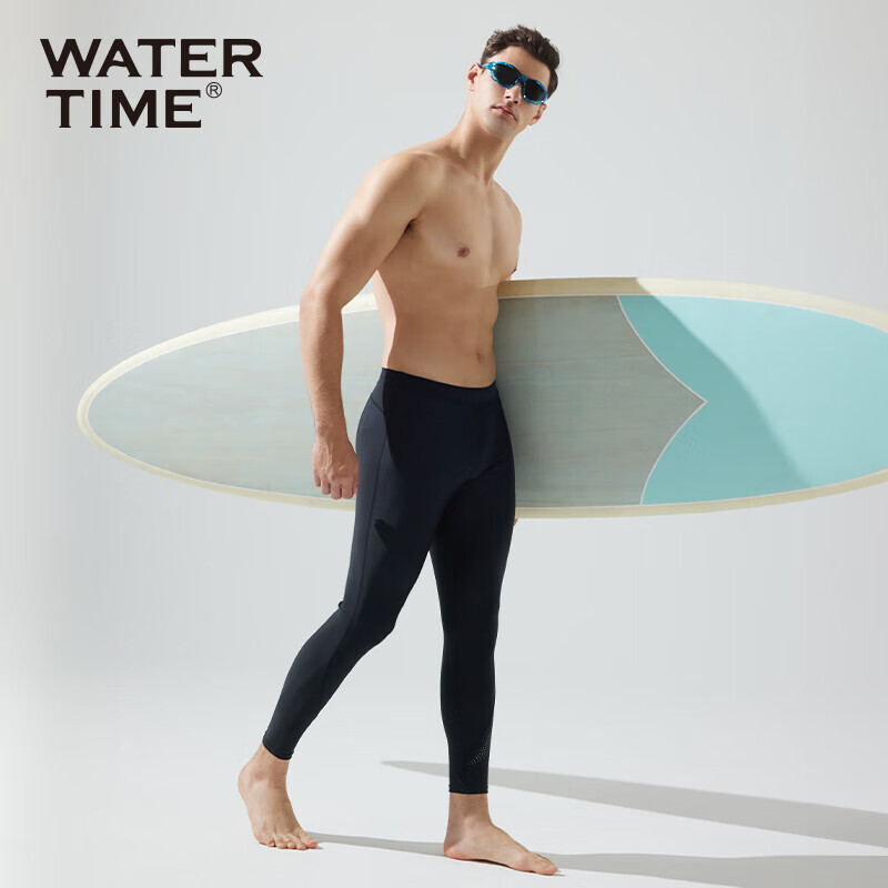 

Мужские плавки WATERTIME/Shuichuan, гидрокостюм, мужской быстросохнущий сплит-костюм для серфинга, черный XXL