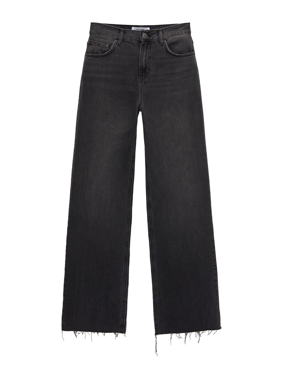 

Джинсы свободного кроя Pull&Bear, черный